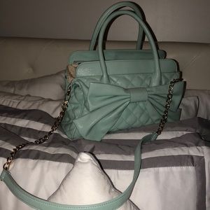 Light blue handbag